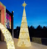 Giant Pre-Lit LED Star Tree