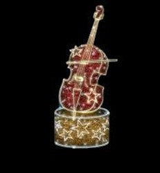 Giant Pre-Lit LED Starry Cello