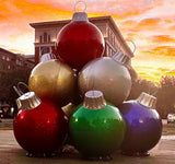 Giant Fiberglass Ornament - 10 Ball Stack
