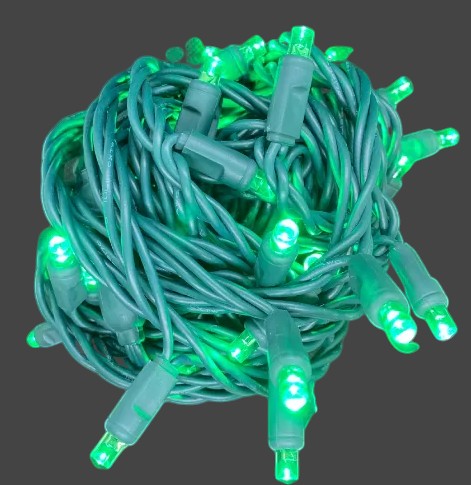 5MM LED Mini Lights – Standard Male/Female Plug – 4" Spacing