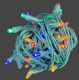 5MM LED Mini Lights – Standard Male/Female Plug – 4" Spacing