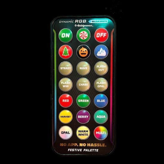 Dynamic RGBWW® Remote Only — AAA Batteries