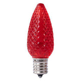 C9 LED Bulb - Transparent - Faceted