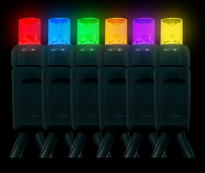 EPIC 5MM Multi-Color - 70 LIGHTS, 4" SPACING (CASE PACK:  QTY 24)