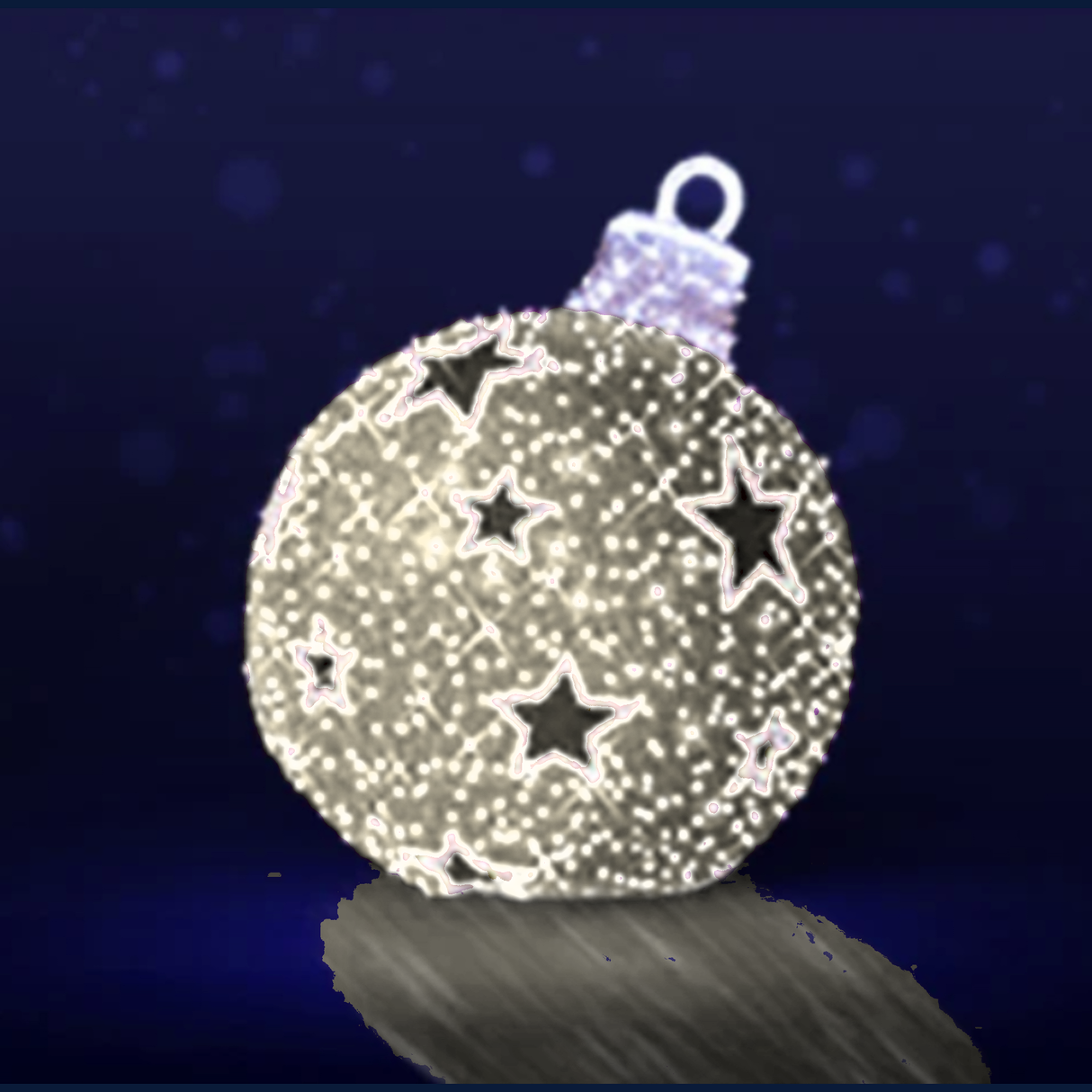 Giant Pre-Lit LED Star Ornament