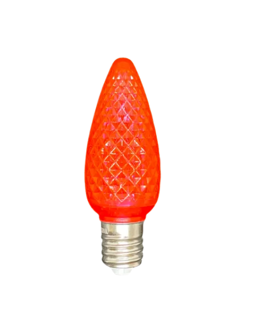 C9 Bulb Minleon V2 Faceted SMD RED (CASE PACK: QTY 500)